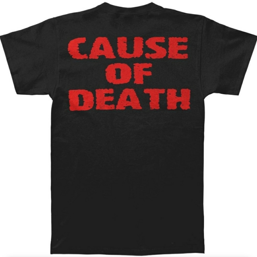 Obituary Cause of Death Double-sided Album Shirt - Picture 2 of 2